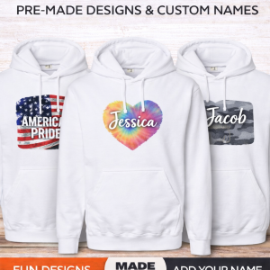 Custom Sublimated Hoodie – Chest Print/Back Print | MADE LOUD
